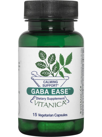 Vitanica, GABA Ease, 15 Vegetarian Capsules