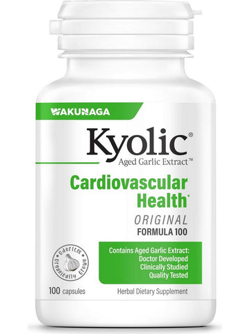 Wakunaga, Kyolic, Cardiovascular Health Formula 100, 100 Capsules