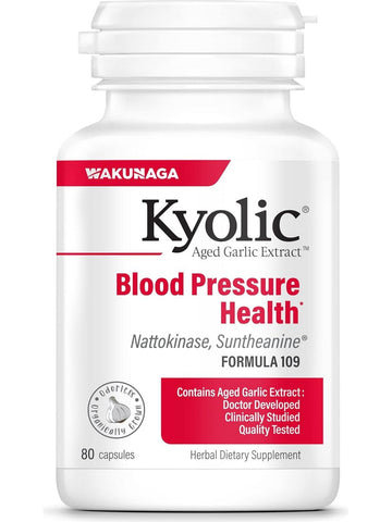 Wakunaga, Kyolic, Blood Pressure Formula 109, 80 Capsules