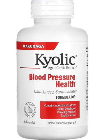 Wakunaga, Kyolic, Blood Pressure Formula 109, 160 Capsules