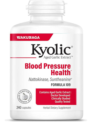 Wakunaga, Kyolic, Blood Pressure Health Formula 109, 240 Capsules