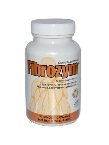 Naturally Vitamins, Fibrozym, 200 tabs